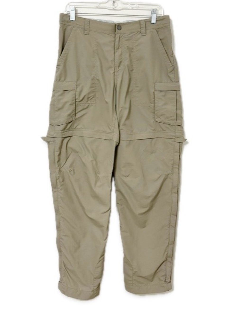 REI Co-op Classic Sahara Convertible Pants Taupe 32” Inseam Granola Girl Shorts